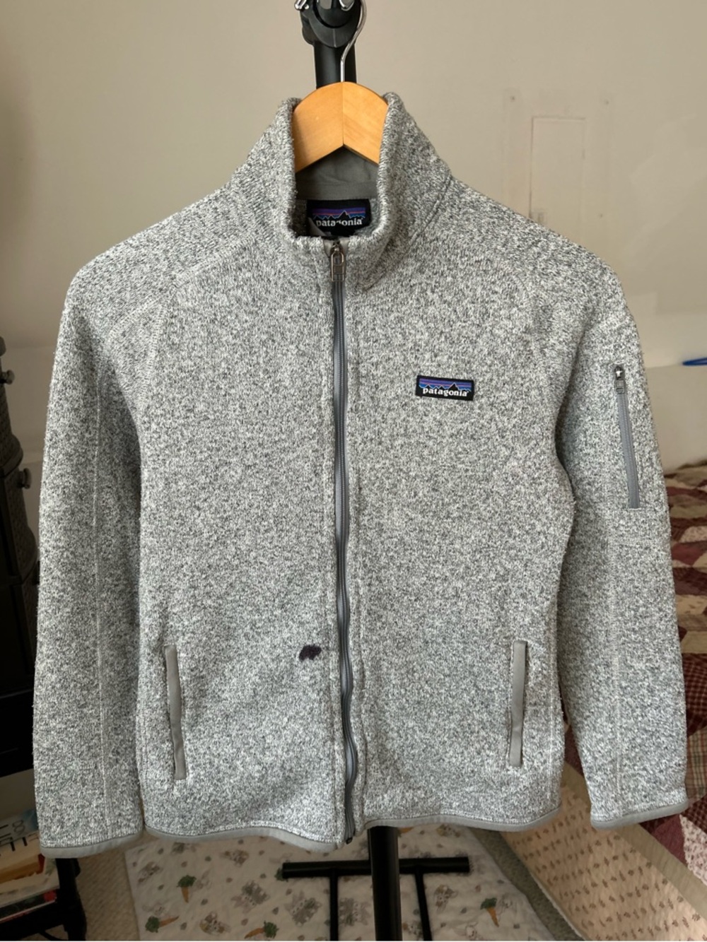 Patagonia Better Sweater Fleece Full Zip Jacket Gray Small